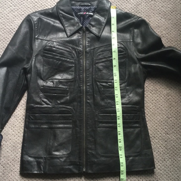 DKNY jeans leather jacket - Picture 7 of 7
